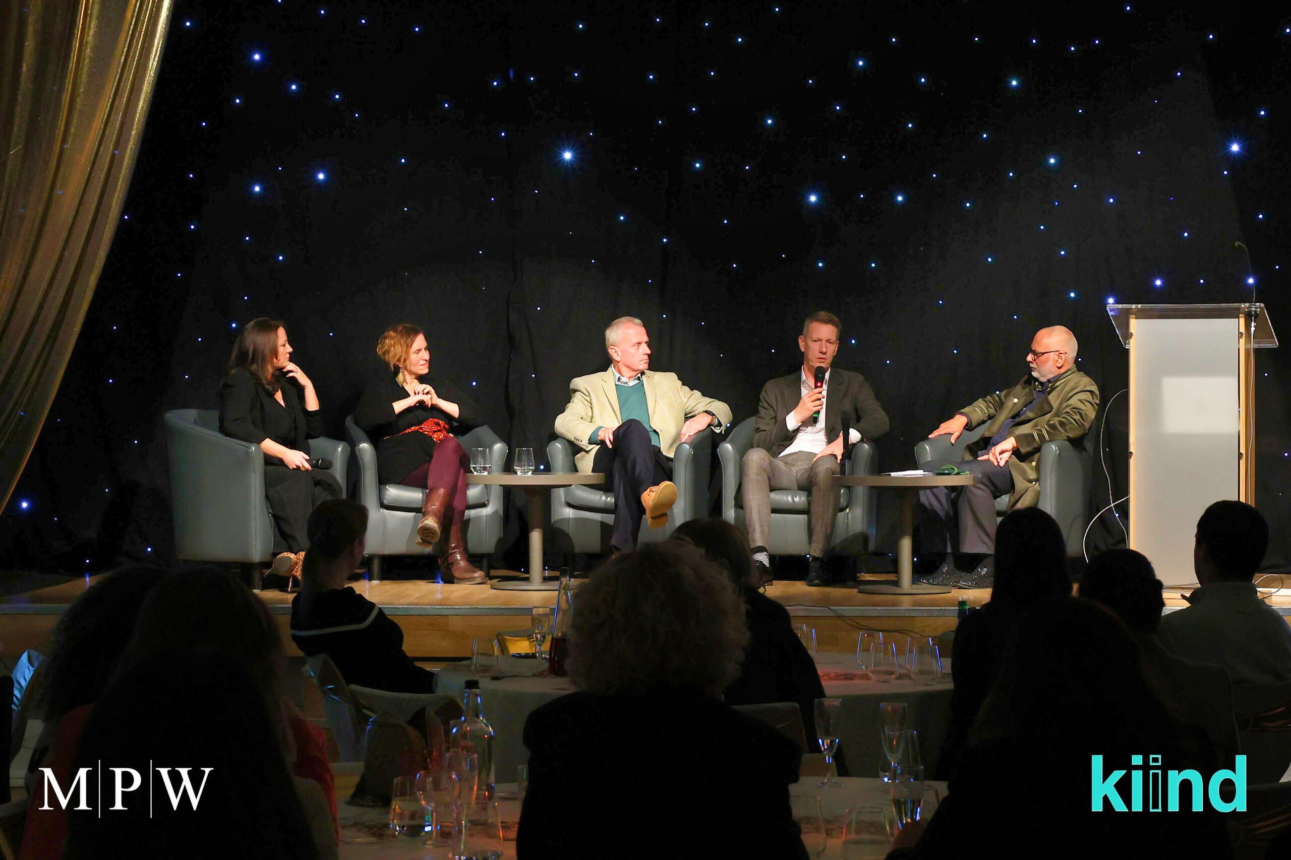 Richard Cogan speaking at an industry event in London UK on CSR and corporate giving