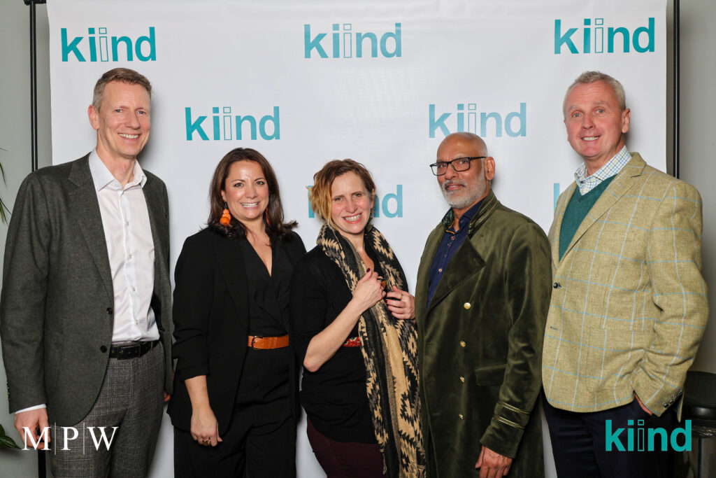 Richard Cogan with the panelists at the Kiind event CSR and corporate giving in London