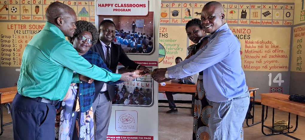 Opening ceremony of a new Happy Classroom at Mlomba Primary School Malawi March 2026