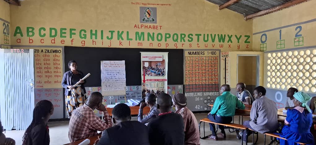 Opening ceremony of a new Happy Classroom at Mlomba Primary School Malawi March 2026